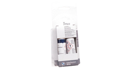 Set de retoque pintura Topasblau metallic OEM 51910302251 para BMW F20, F21, F30, F31, F32, F33, F36, F10, F11, F07, X1 E84, X3 F25, X4 F26. Ideal para arañazos y golpes. Original BMW.