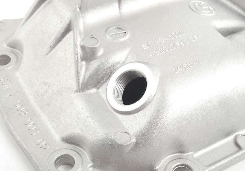 Tapa de diferencial OEM 33117508901 para BMW E46, E83. Original BMW.