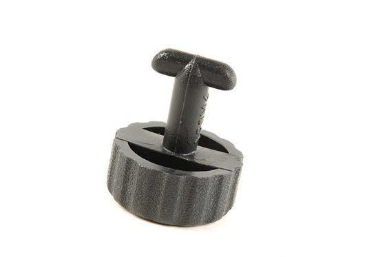 Cierre giratorio OEM 51478102980 para BMW Serie 5 E34 (modelos 518i, 520i). Pieza original BMW color gris medio.