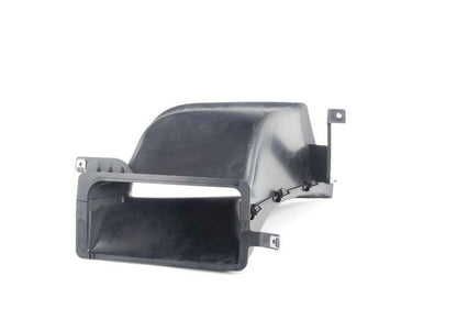 Conducto de aire para radiador de aceite delantero derecho OEM 51748051606 para BMW E82. Original BMW.