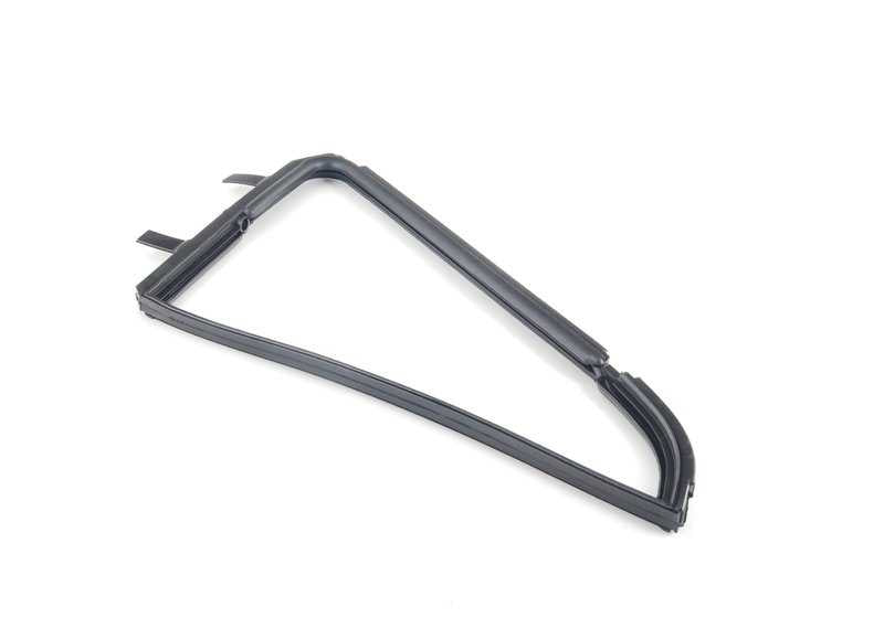Junta de ventana trasera abatible izquierda OEM 51321815011 para BMW 114, 1502, 1600, 1600ti, 1602. Compatible con modelos clásicos. Original BMW.