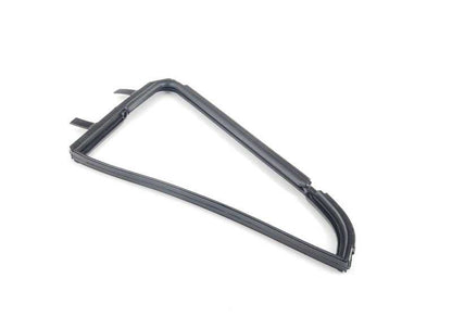 Junta de ventana trasera abatible izquierda OEM 51321815011 para BMW 114, 1502, 1600, 1600ti, 1602. Compatible con modelos clásicos. Original BMW.