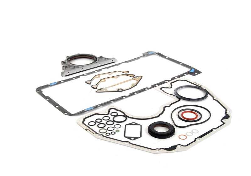 Juego de juntas de motor OEM 11117551866 para BMW E60, E60N, E61, E61N, E63, E63N, E64, E64N, E65, E66. Original BMW. Ideal para sellar el bloque del motor sin contenido de asbesto.