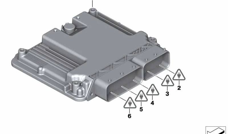 Schutzabdeckung für BMW 3 E90N -Serie, E91N, E92, E92N, E93, E93N; 5 F07 -Serie, F10, F11; 6 F12 -Serie, F13; 7 F01N -Serie, F02N; X5 e70n; X6 E71 (OEM 12527564138). Original BMW