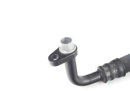 Tubo de aceite para radiador OEM 17222282911 para BMW E60, E61, E63, E64. Conducción de aceite hacia el radiador. Original BMW.