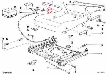Poteri centrali OM 52101964230 per BMW E34, E32. BMW originale.
