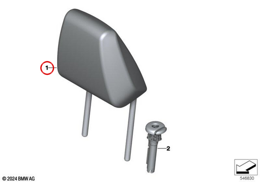 Prestrazabezas OEM 52105A25235 per BMW U06, U11, U10. BMW originale.