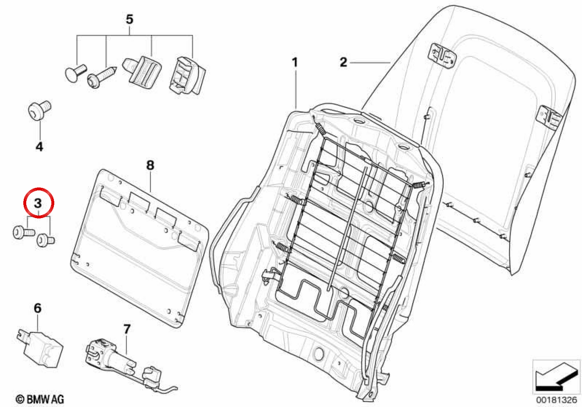 OEM -Lüftungseinheit 52107115694 für BMW E46, E63, E64, E83, E53. Original BMW.