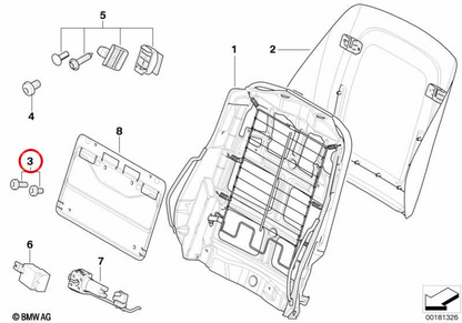 OEM -Lüftungseinheit 52107115694 für BMW E46, E63, E64, E83, E53. Original BMW.