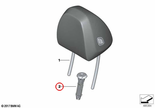 OEM 52107447411 Guida pedish per BMW G30, G31, G32. BMW originale.