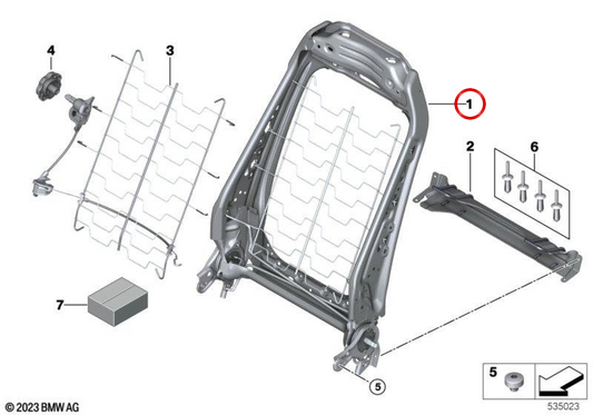 Elektrische elektrische Sicherungsstruktur OEM 5210748661 für BMW F52, F60. Original BMW.