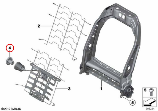 Volant OEM 52109809532 pour MINI Countryman R60 (01/2010-10/2016). MINI d'origine.