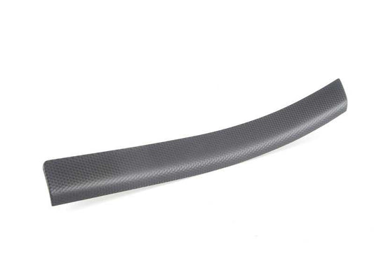 Juego molduras interiores aluminio "Black Cube" OEM 51417830180 para BMW E46. Recambio original BMW.