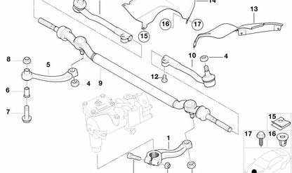 Barra de Dirección Central para BMW Serie 5 E39 (OEM 32211096059). Original BMW