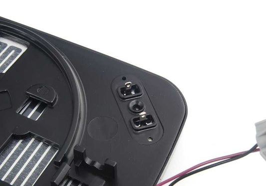 Vetro specchio convesso destro con riscaldamento OEM 51168247774 per BMW X5 E53. BMW originale.