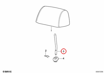 Guida sinistra OEM 52201977897 per BMW E36, E39. BMW originale.