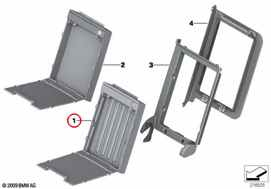 Bolsa portaesquís (Skisack) OEM 52207250948 para BMW F10, F11. Original BMW.
