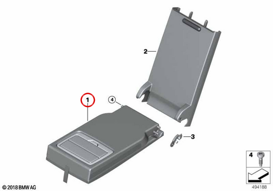 Lederplätze OEM 5220807955 für BMW G20, G21, G81, G22, G26, G01, F97, G02, F98. Original BMW.