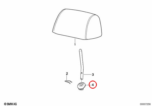OEM 52208135923 Couverture pédisée pour BMW E36. BMW d'origine.