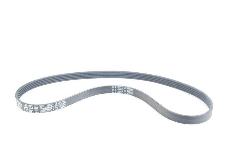 Correa poli V (PK5x1004) OEM 11287636376 para BMW Serie 5 E39, Serie 7 E38, Serie 8 E31, X5 E53. Original BMW.
