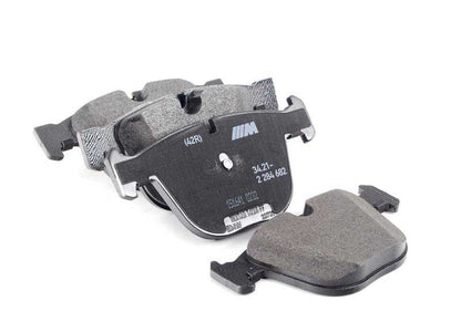 Juego de pastillas de freno traseras sin asbesto OEM 34212284685 para BMW E82 M Coupé UR91, UR92, UR93. Original BMW.