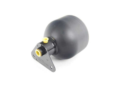 Acumulador hidráulico OEM 37211132043 para BMW E30, E34, E24, E32. Recambio para nivelación de suspensión trasera. Original BMW.