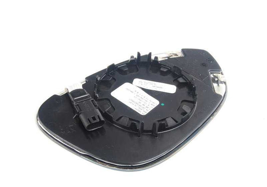 Cristal retrovisor izquierdo calefactable OEM 51168041953 para BMW Serie 1 E82, E88 {128i, 135i, 135is, M Coupé}. Compatible con modelos de 2007 a 2013. Original BMW.