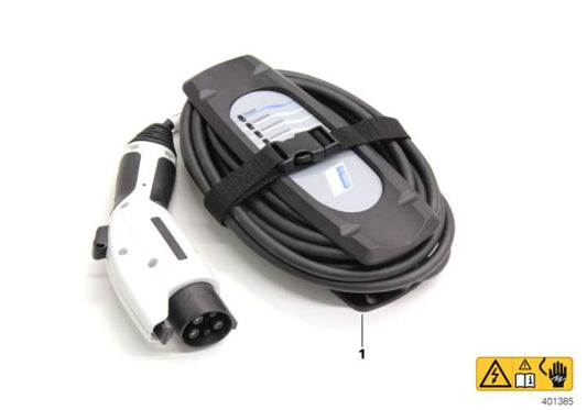 Cable de carga estándar/Mode 2 OEM 61446818636 para BMW Serie 2 F45, Serie 3 F30, i3, i8, X5 G05, MINI F56 BEV... y más. Original BMW y MINI.