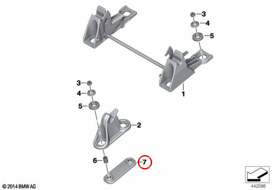 Prise en charge du siège OEM 52537675059 pour BMW R 1200 GS et R 1200 GS Adventure Motorcycles (K25). BMW original Motorrad.