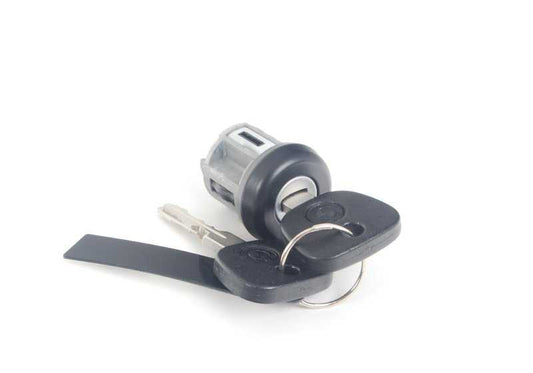 Cilindro de arranque con llave OEM 32321156757 para BMW E36, E34, E32, E31 y Z1. Compatible con versiones de 316i y otros modelos. Repuesto original BMW.