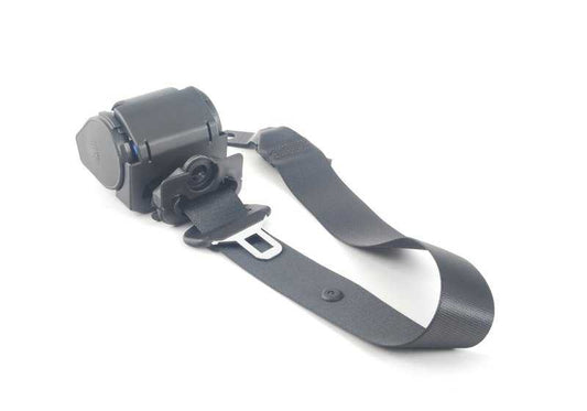 Cinturón de seguridad delantero izquierdo con limitador de fuerza OEM 72118207955 para BMW E46. Original BMW.