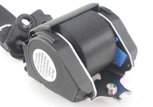 Cinturón de seguridad delantero izquierdo con limitador de fuerza OEM 72118207955 para BMW E46. Original BMW.