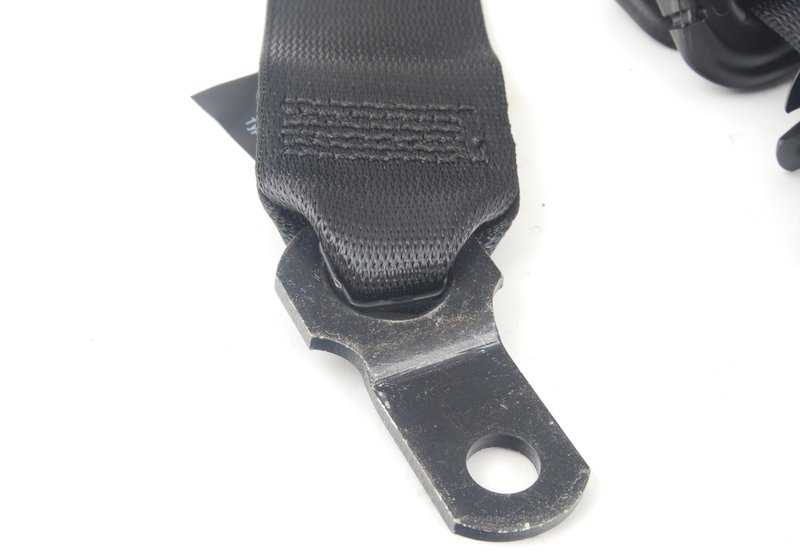Cinturón de seguridad delantero izquierdo con limitador de fuerza OEM 72118207955 para BMW E46. Original BMW.