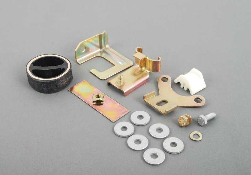 Kit de soportes de escape OEM 18219056634 para BMW E21. Original BMW.