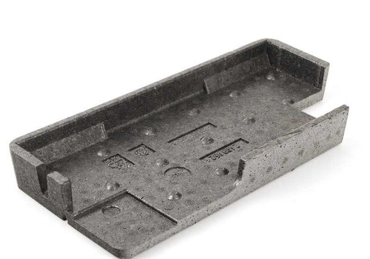 Inserto de tapa para la caja de la batería OEM 51712498952 para BMW E39 M5 (DE91, DE92, DE93). Compatible con modelos producidos entre 1998 y 2003. Pieza original BMW.