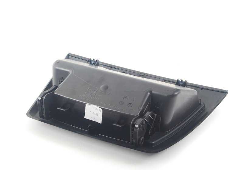 Compartimento de almacenamiento salpicadero OEM 51163417438 para BMW X3 E83 (todos los modelos compatibles). Original BMW.