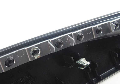 Moldura salpicadero Alu Hexagon para BMW F10, F11. Original BMW.