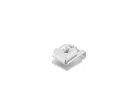 Tuerca enjaulada OEM 31116768715 para BMW E88, E90, E91, E92, E93, E84, E89. Pieza original BMW. Ideal para fijaciones en el chasis y la estructura del vehículo.