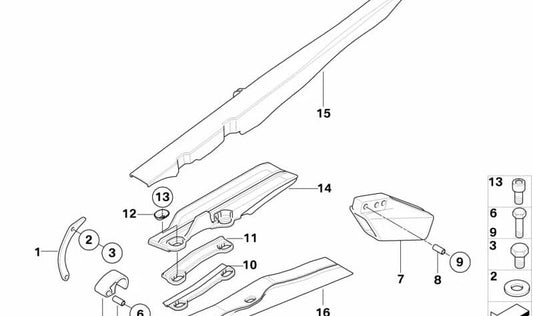 Guía de cadena para estrella OEM 27727711402 para motos BMW G450X K16. Original BMW Motorrad.