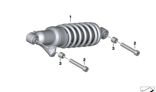OEM CHAMPO TRASEIRO ABERTURO 33548358434 PARA BMW MOTORRAD R 18, R 18 CLASSIC E R 18 ROCTANA. BMW Motorrad original.