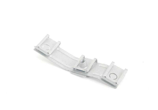 Soporte metálico OEM 11127553899 para BMW E82, E88, E90, E91, E92, E93, E60, E61, F10, F11, E63, E64, E89. Pieza original BMW. Ideal para fijación en zona de la tapa del motor.