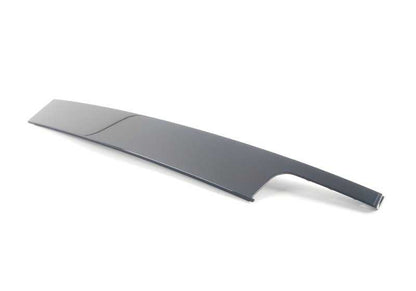 Moldura pilar B puerta delantera derecha OEM 51337263384 para BMW F30, F30N, F31, F31N, F35, F35N, F80, F80N. Color negro brillo. Original BMW.