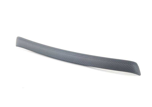 Moldura de cuero para panel lateral trasero izquierdo OEM 51438036689 para BMW E92, E93. Original BMW.