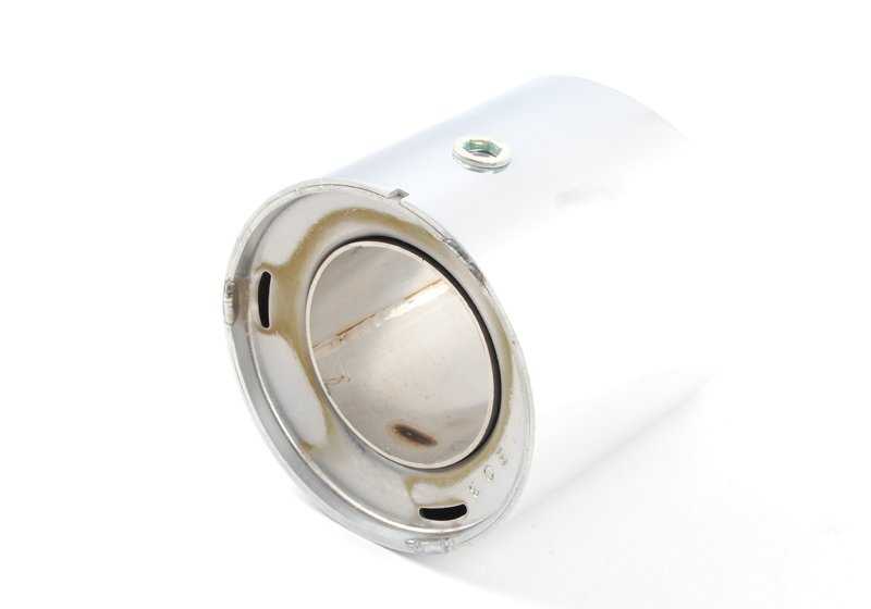 Embellecedor del tubo de escape trasero JCW OEM 18302151408 para MINI R56, R55, R57, R58, R59, R60, R61. Original MINI.