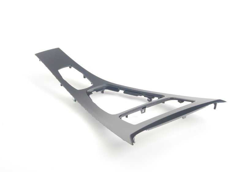 Embellecedor consola central negro OEM 51169170931 para BMW E90, E91, E92. Compatible con modelos 316d, 316i, 318d, 318i. Acabado negro diamante. Original BMW.