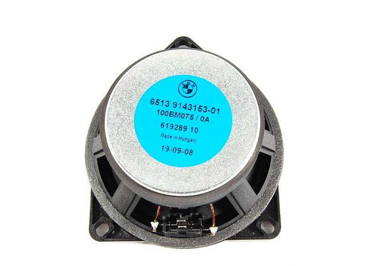 Altavoz central HiFi OEM 65139143153 para BMW E81, E82, E87, E90, E60, E61, E65, E66, E84 y MINI R55, R56, R57. Original BMW y MINI. Ideal para mejorar sonido del sistema de audio.