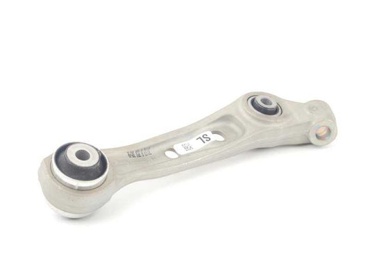 Braccio di controllo inferiore con tappo di gomma sinistro per la BMW 5 F10 Series, F11, F18N (OEM 31126850605). BMW originale
