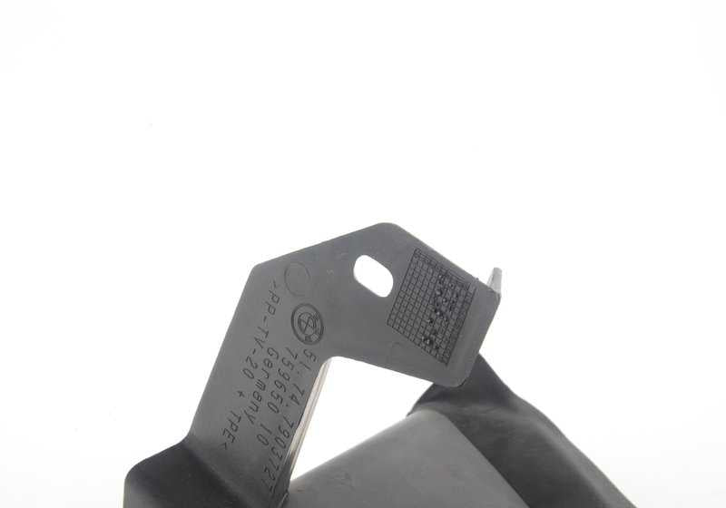 Conducto de aire para radiador de aceite motor derecho OEM 51747903727 para BMW Z4 E89. Original BMW.