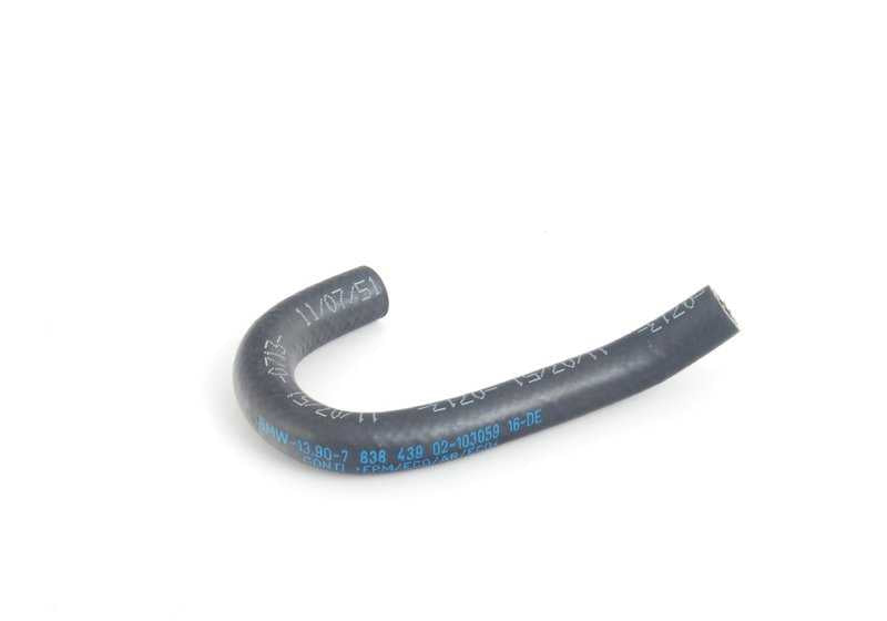 Hose elbow for BMW E90, E92, E93 (OEM 13907838439). Original BMW