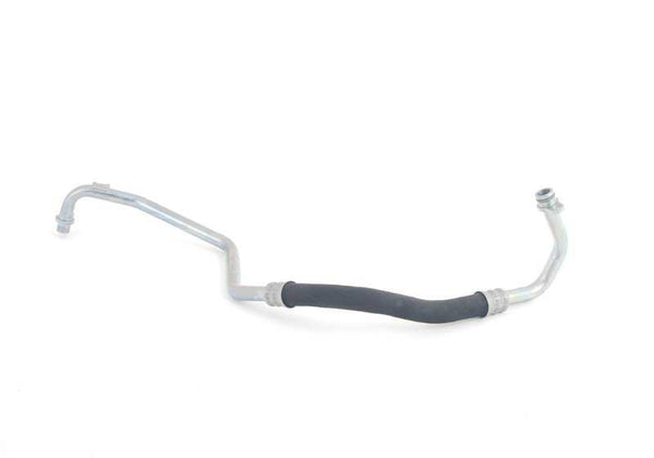 Tubería de retorno del radiador de aceite OEM 17222284078 para BMW E90, E90N, E92, E92N, E93, E93N. Original BMW.